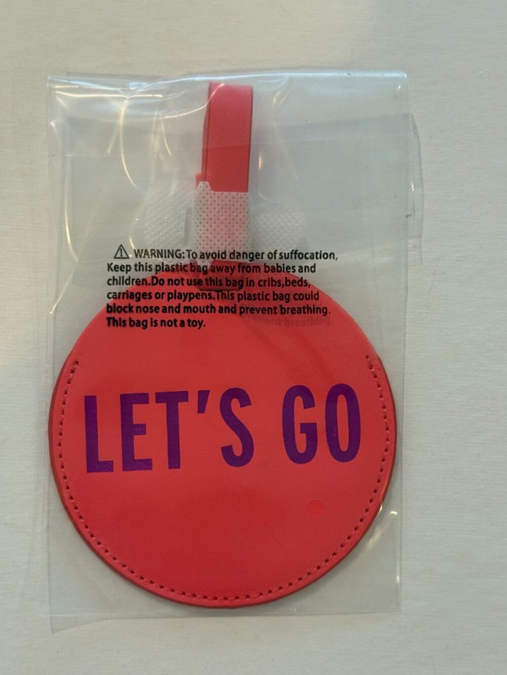 Luggage Tag (Circle), Lets Go, Kate Spade, set of two - Picture 4 of 8